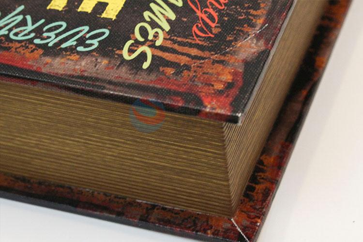 Unique design vintage book storage box_3 pcs