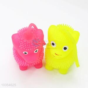 Dog Design Colorful Flash Puffer Ball for Kids Toy