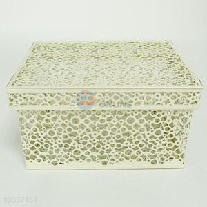 Hollow Storage Box With Lid