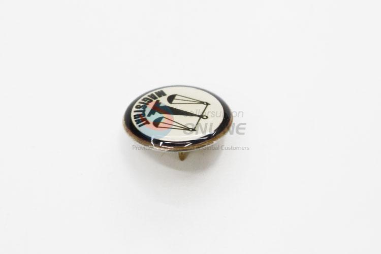 Libra Pattern Hard Brooch Flag Pin