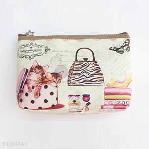 Fashion printed cosmetic bag travel makeup bag for women