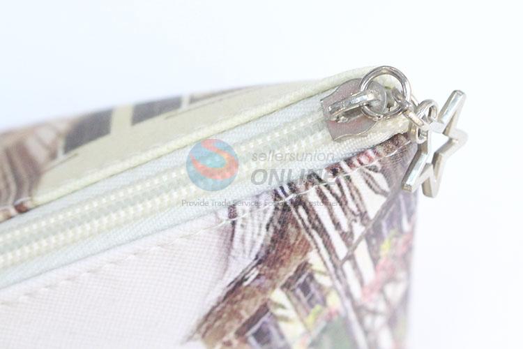 China wholesale pu printed bag cosmetic bag