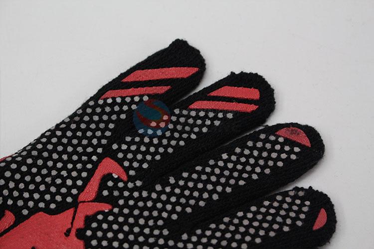 Cheap Price Black Knitted Cotton Gloves For Men