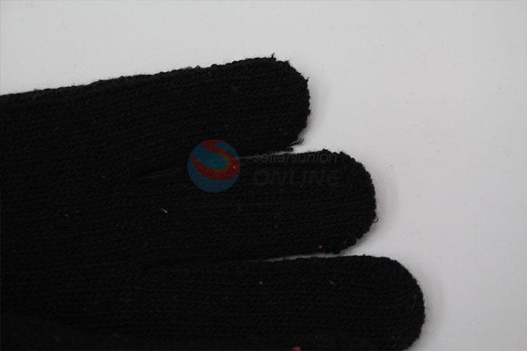 Promotional car pattern cotton gloves