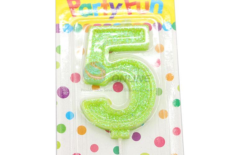 Wholesale Nice Numeral Candle/Number 5 Birthday Candle for Sale