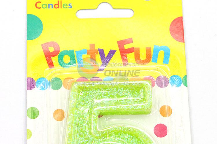 Wholesale Nice Numeral Candle/Number 5 Birthday Candle for Sale