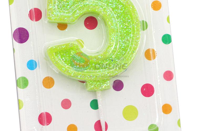 Wholesale Nice Numeral Candle/Number 5 Birthday Candle for Sale