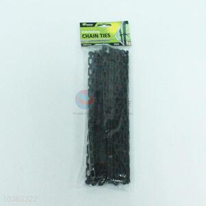 Best black low price 20pcs garden flex ties