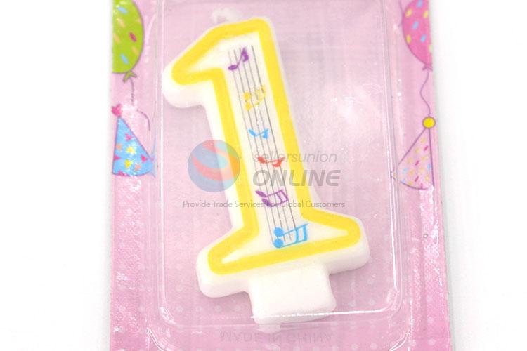 Factory Wholesale Numeral Candles/Number 1 Birthday Candle for Sale