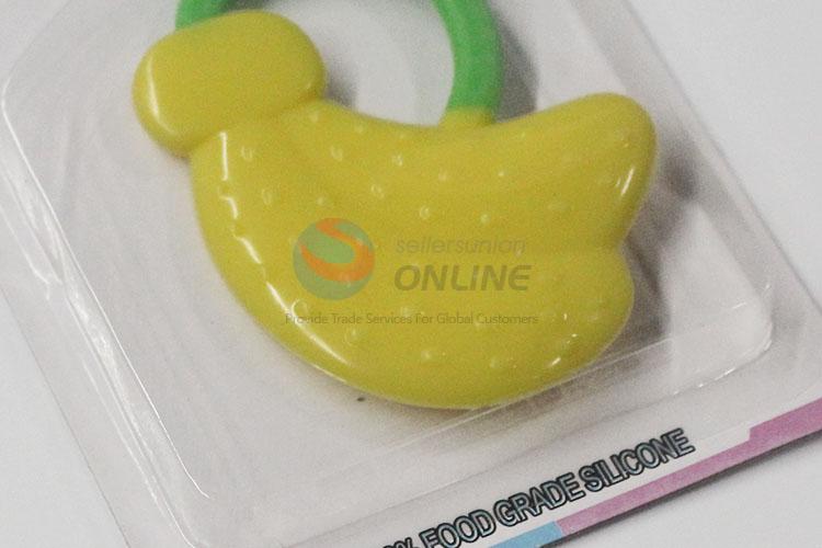 Food grade teether banana silicone baby teething beads