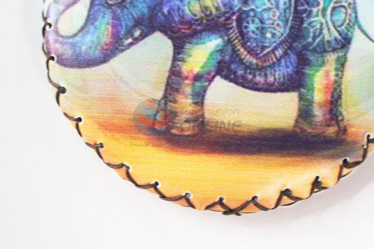 Cheap new style elephant pattern pu coin purse