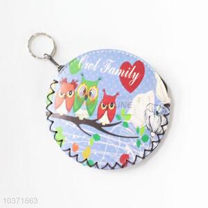 Low price owl pattern pu coin purse