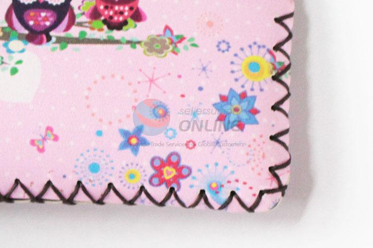 Popular hot sales owl pattern pu coin purse