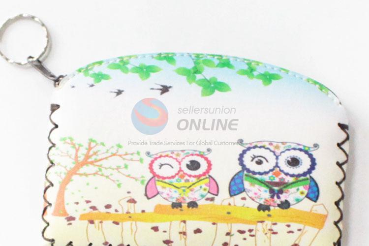 Useful high sales owl pattern coin purse