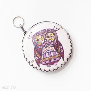 Best fashion owl pattern round coin purse