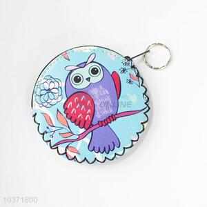 Low price cool owl pattern round coin purse