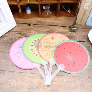 Fruit Pattern Round Fan