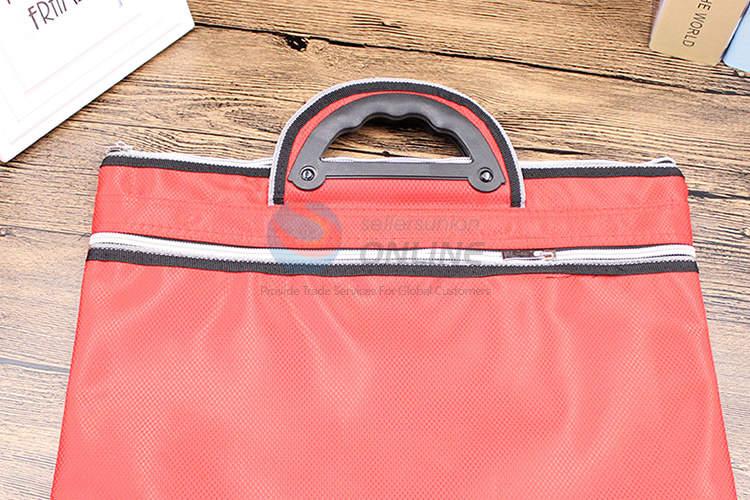 Pure Color File Bag with Handle