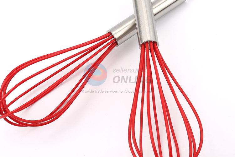 New product cheap best 3pcs red egg whisks