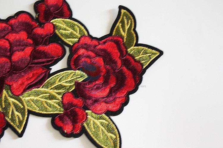 Hot Selling DIY Exquisite Flower Embroidered Sew On Patch