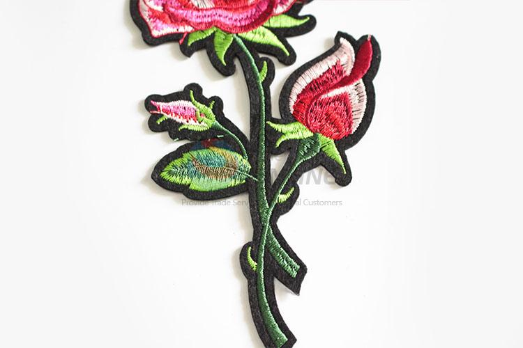 Special Design DIY Exquisite Flower Embroidered Sew On Patch