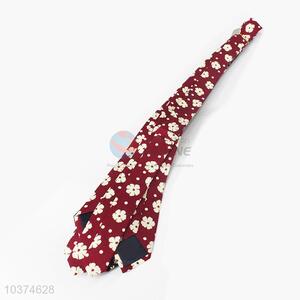 Classic popular  flower printed necktie for gentlemen