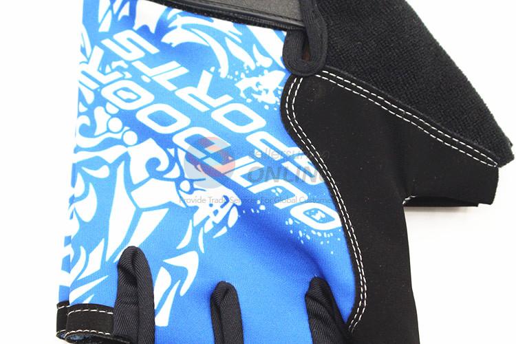 Cheap promotional non-slip men motorcycle half-finger gloves