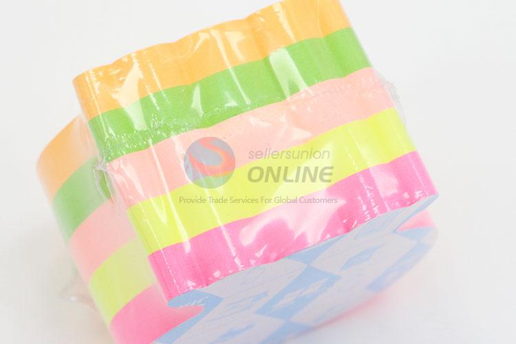 Promotional 500pcs Colorful Fluorescent Sticky Notes Set