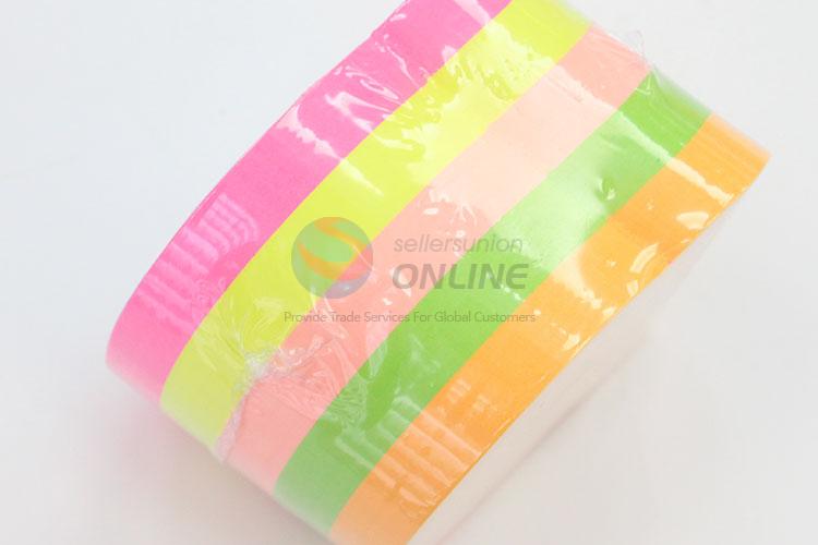 200pcs Colorful Fluorescent Sticky Notes Set