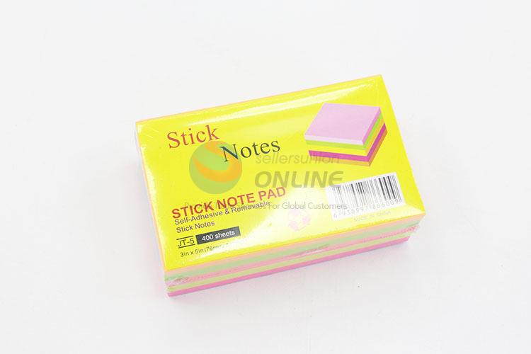 500pcs Colorful Fluorescent Sticky Notes Set