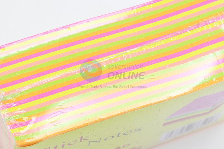 400pcs Colorful Fluorescent Sticky Notes Set