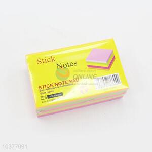 200pcs Colorful Fluorescent Sticky Notes Set