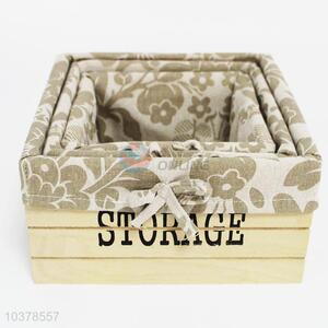 Three sets of boxes Wooden Craft