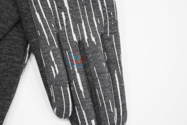 Women Printed Warm Winter Mittens Gloves