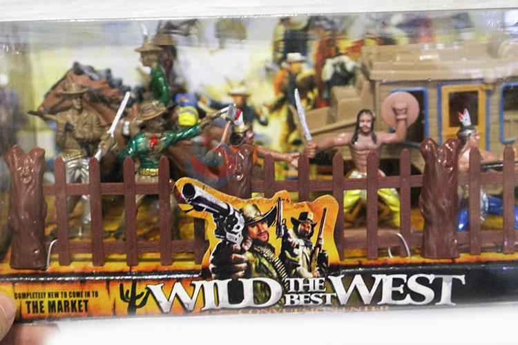 Promotional Gift Toys Western Carriage and West Cowboy Indian