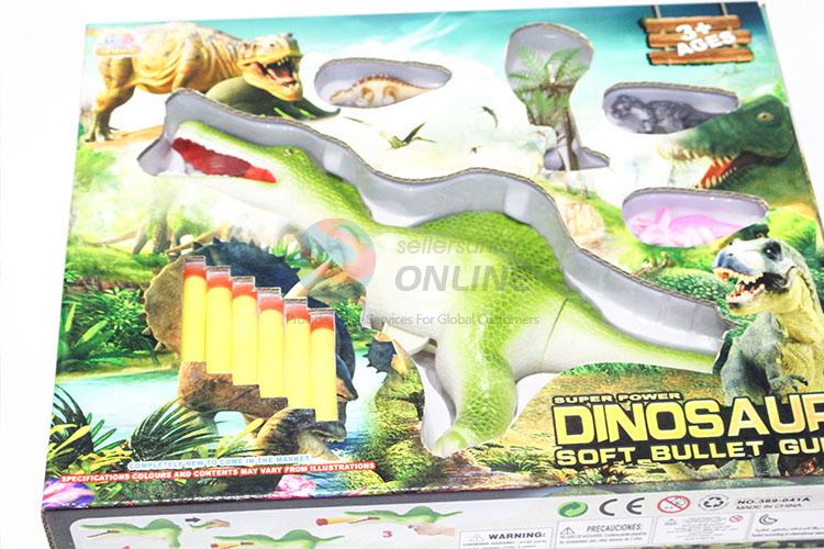 Factory Wholesale Funny Toy Dinosaur Soft Bullet Gun