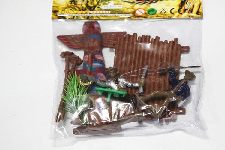 Best Sale Toys 2pcs West Cowboy with Accessories