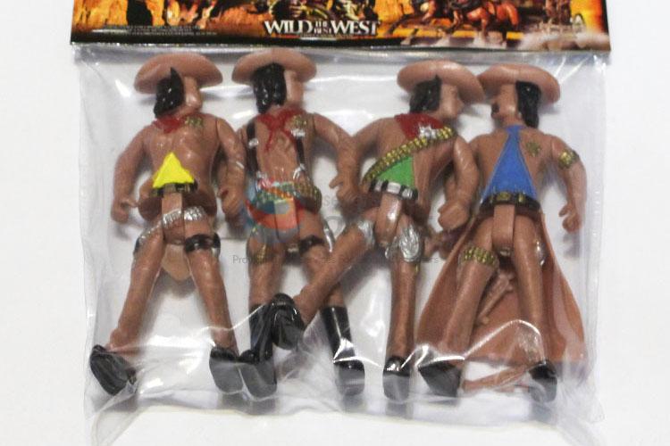 New Arrival 4pcs Western Cowboy Children Toy