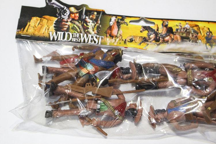 Hot Selling 4pcs Cowboy and 4pcs Indian Kids Toys