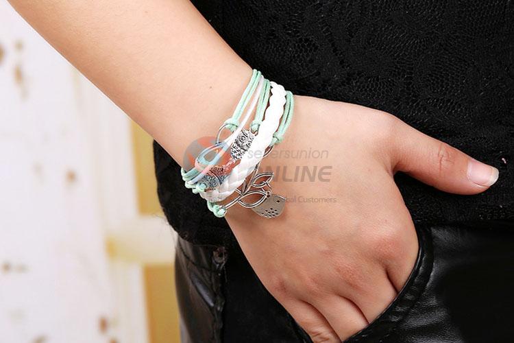 Best Quality Handmade Elegant Charm Leather Bracelet