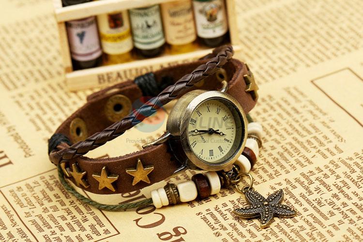 Best Quality Fashion Leather Bracelet Cool Watch