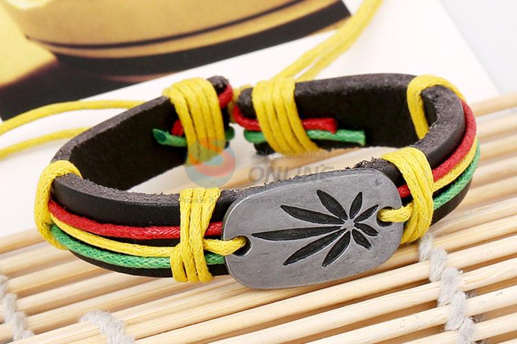 Good Sale Fashion Wide Bracelet Leather Hand Band Bracelet