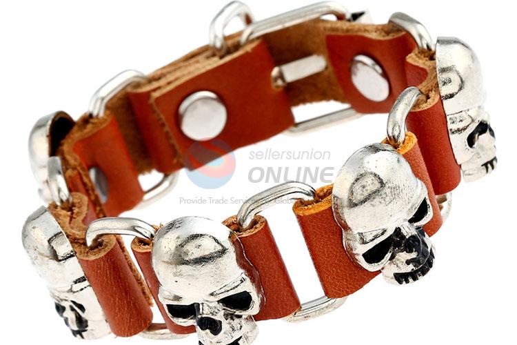 Latest Skull Charm Bracelet Cool Wristband