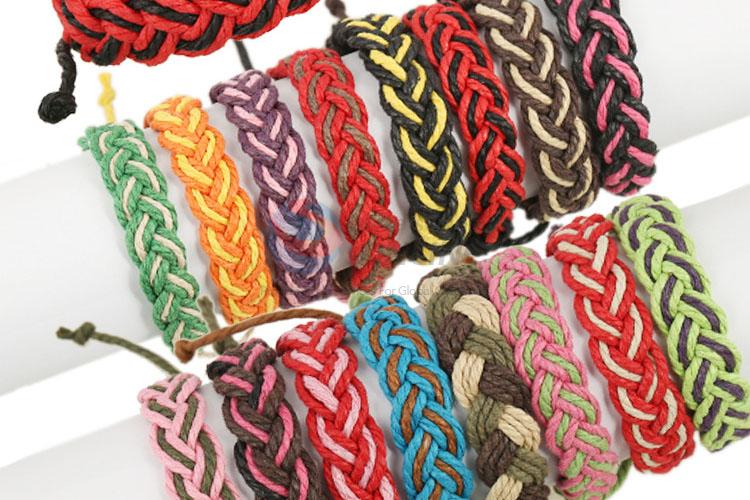 Wholesale Hemp Rope Woven Bracelet Fashion Hand Band