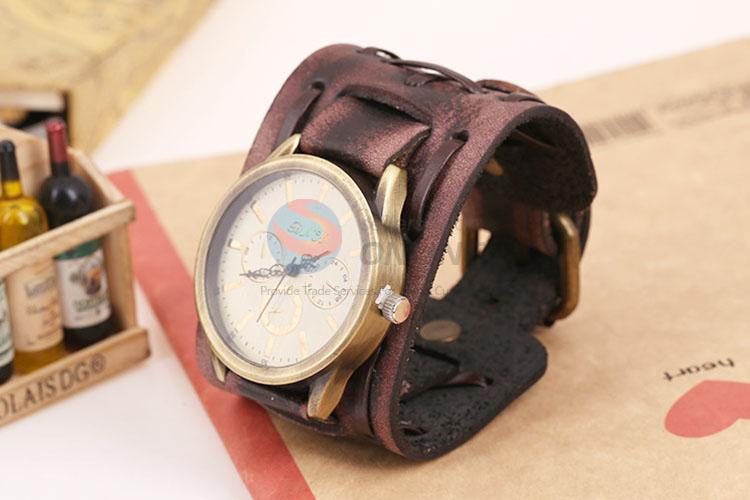 New Design Leather Bracelet Wrist Watch