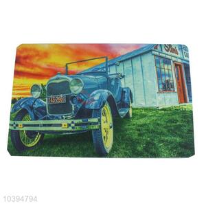 Wholesale Low Price Car Printed TPR Bottom Bath Mat