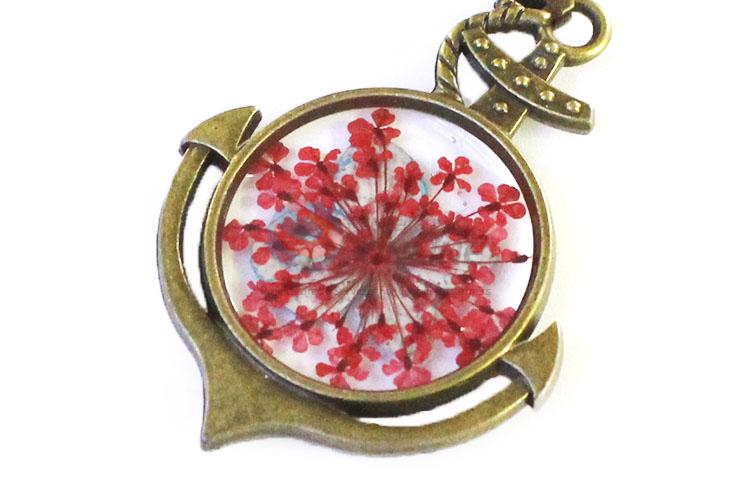 Best Quality Bronze Real Flower Pendant Fashion Pendant