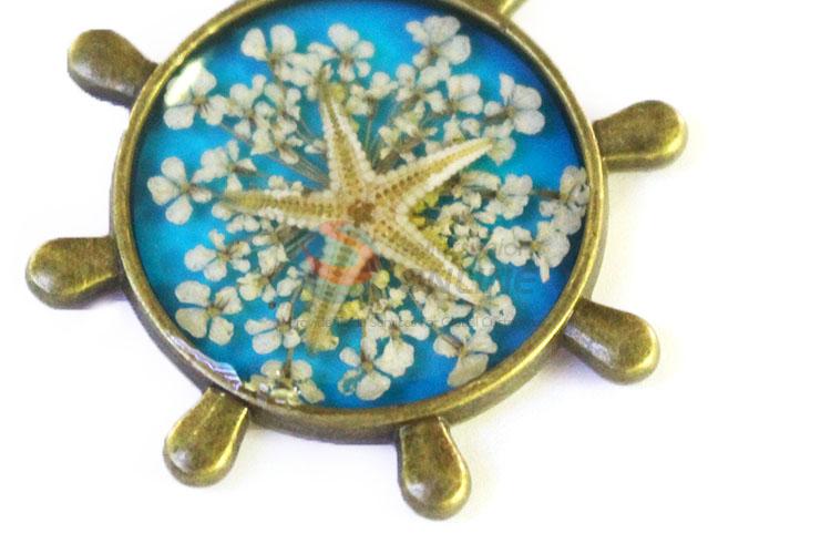 Popular Star Pattern Flower Pendant With Chain