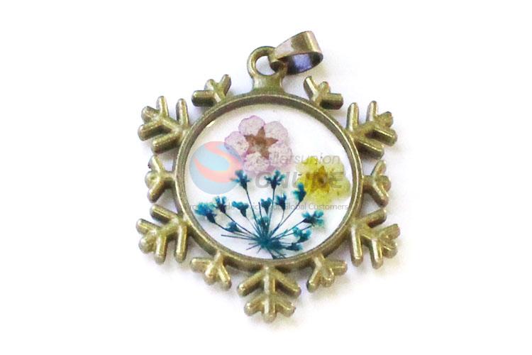 New Design Retro Style Real Flower Pendant