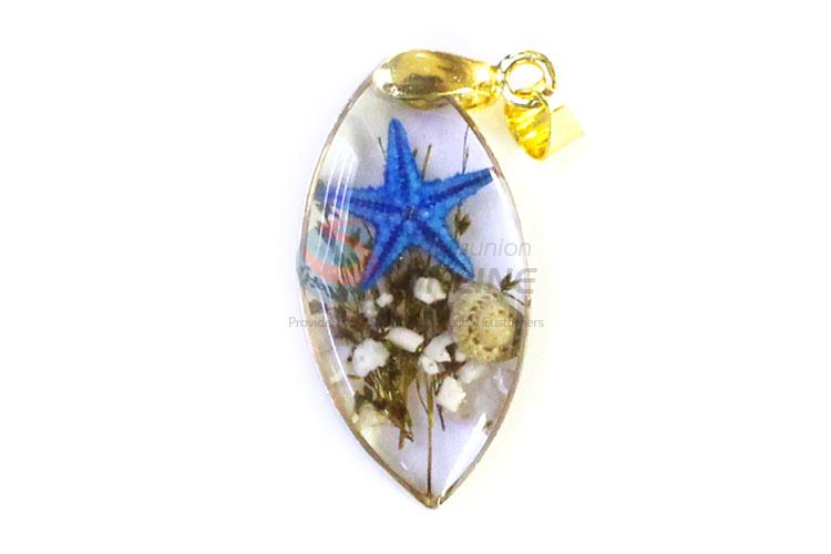 New Style Zinc Alloy Real Flower Pendant